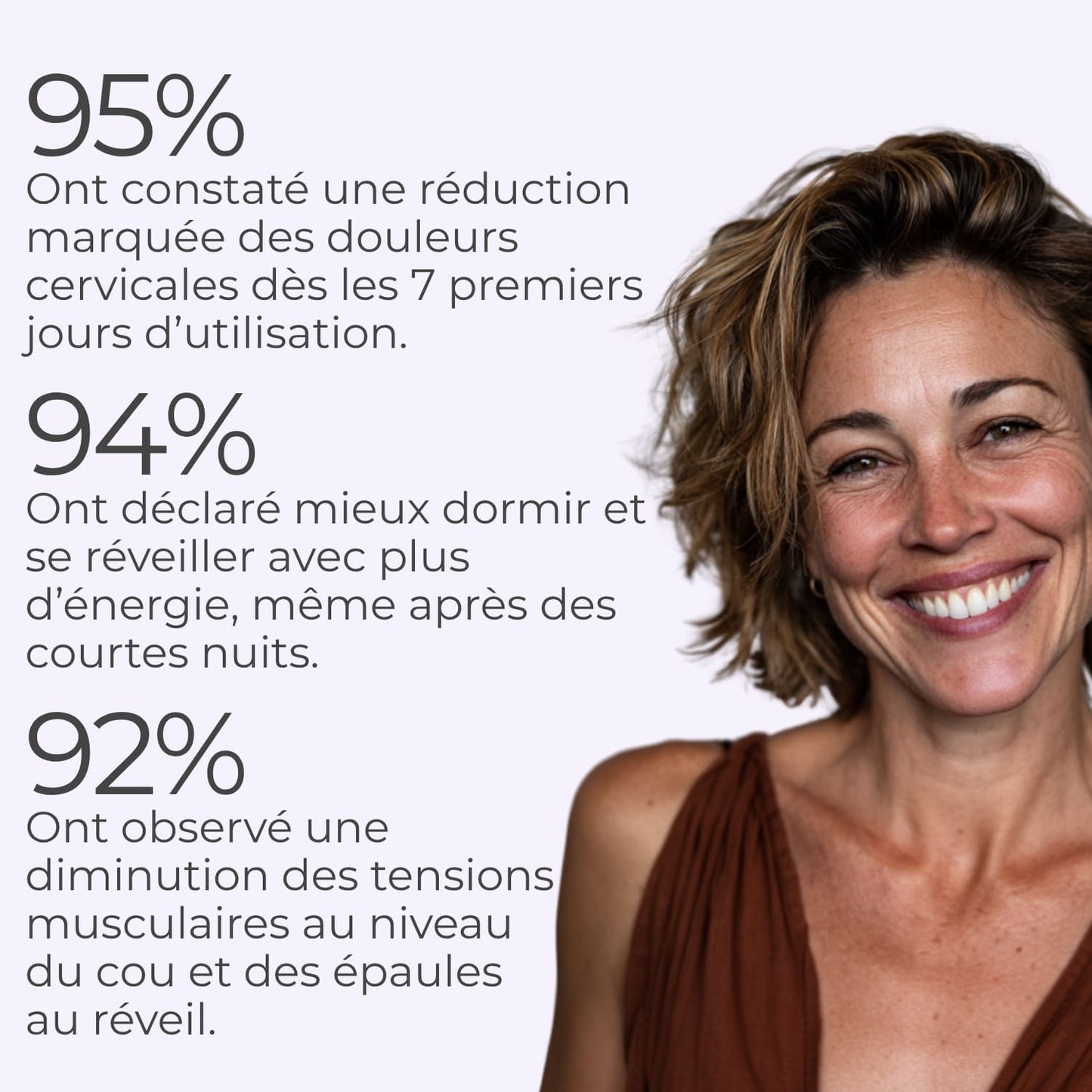 POSTURA - Oreiller Orthopédique Premium pour Sommeil Réparateur