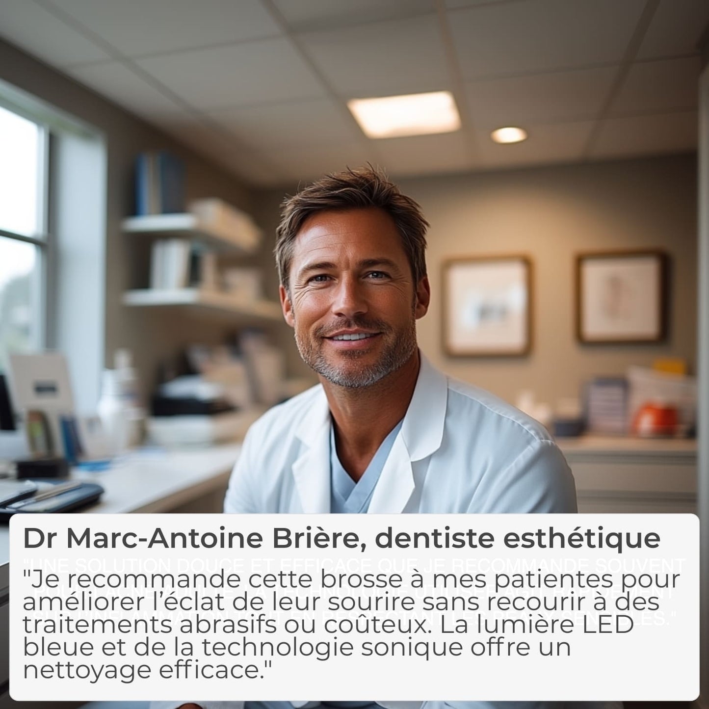IVISMILE – Brosse à dents LED pour un sourire lumineux sans effort