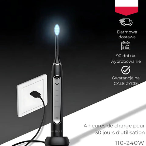 IVISMILE – Brosse à dents LED